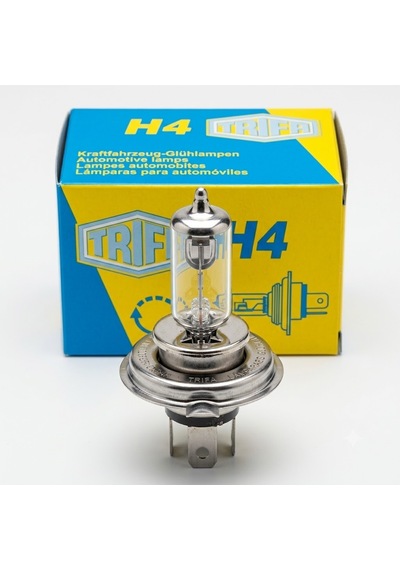 Trıfa H4 60/55 Watt 12v P43t Halojen Far Ampulü 1 Adet Sarı 016661