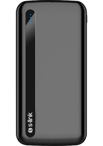 S-link Ip-g11n 10000mah Micro+usb+ Type-c Giriş+çıkış Siyah Taşınabilir Pil Şarj Cihazı Powerbank siyah