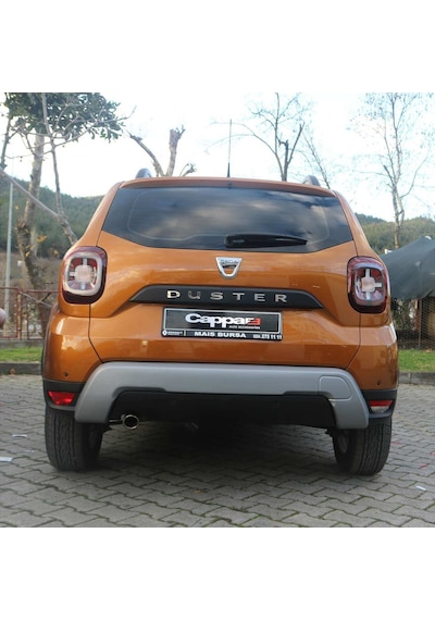 Cappafe Dacia Duster Arka Koruma Difüzör Büyük Md. Mat Gri 2018-
