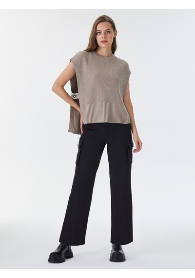 Loose Fit Kadın Tunic Bej