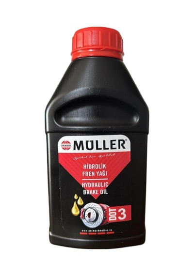 Müller Dot 3 Hidrolik Fren Yağı 500 ML