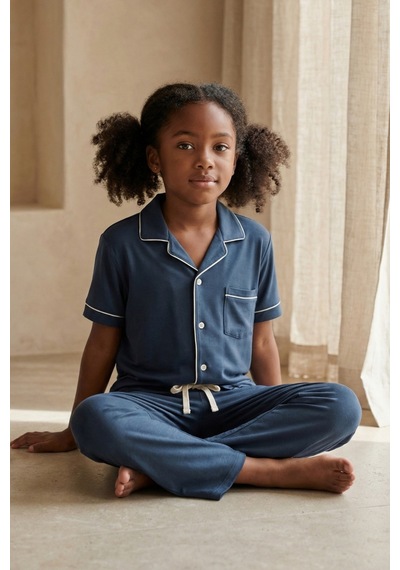 Katia&bony Kız Çocuk Silver Pijama Takımı Lacivert