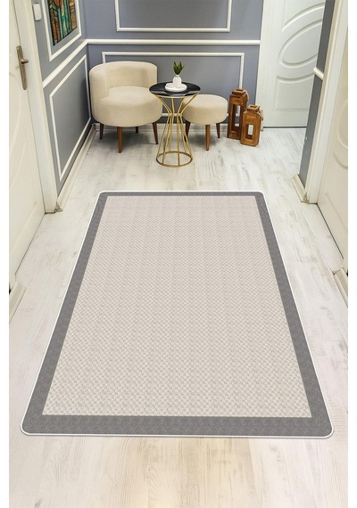 Modern Desenli Dijital Baskı Kaymaz Taban Halı H0268 Renkli