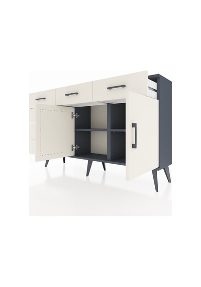 Arges Konsol 2 Raflı 6 Çekmeceli 2 Kapaklı 132x30x83 Antrasit-aytaşı/aytaşı Aytaşı/aytaşı Arges Konsol 2 Raflı 6 Çekmeceli 2 Kapaklı 132x30x83 Antrasit-aytaşı/aytaşı Aytaşı/aytaşı