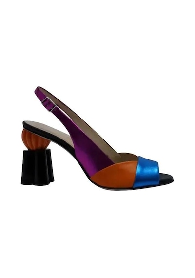 Poletto Hakiki Deri Sandalet Topuklu 319 255-490 10011