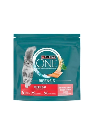 Purina One Somon & Buğday Kısırlaştırılmış Kedi Maması 750gr