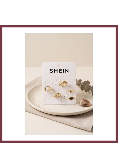 Storeşahin Gold Renk Pirinç Bohem Yüzük Kombini Byk4264 Shn0720