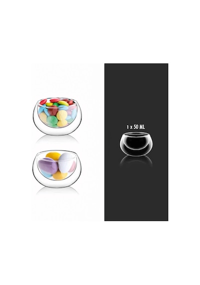 Hometarz 6 Lı Cam Lokumluk Kahve Yanı Lokumluk 6 Lı Set 50 Ml