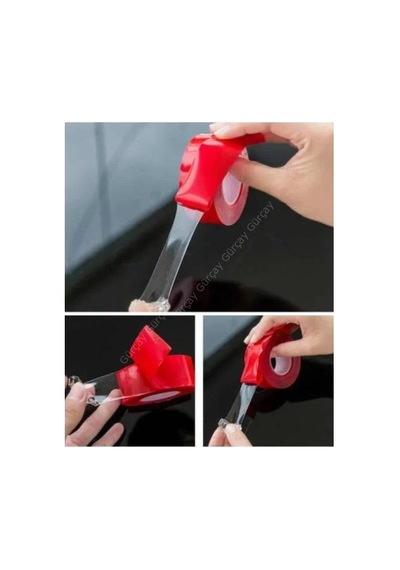Çift Taraflı Silikonlu Bant 18mm - 2 Metre Diğer