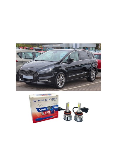 Ford Smax Led Xenon Uzun Far Ampulü H1 Duo Yeni Seri Beyaz