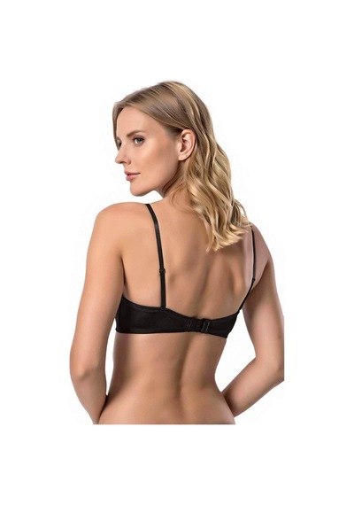 Le Jardin Blanche Double Push-up Silikonlu Askılı/askısız Sütyen Siyah