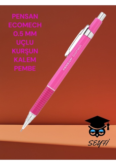 Ecomech 0.5 Mm Uçlu Kurşun Kalem Versatil Kalem Pembe