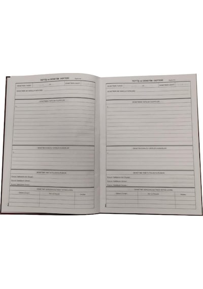 Teftiş Ve Denetim Defteri 96 Yaprak N11.1526 1 Adet