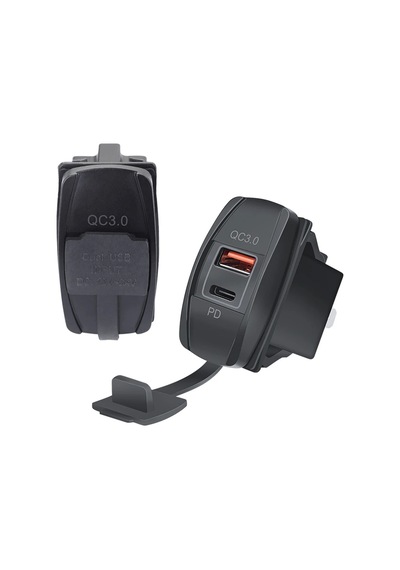 Marin Tip Usb 3.0 + Type-c Usb Araç Şarj Cihazı Söketi
