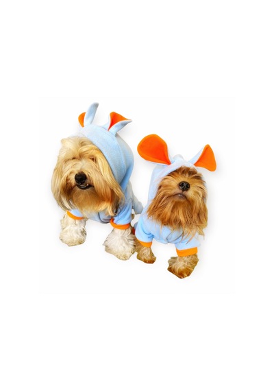 Kemique Bon Bunny Blue Kulaklı Köpek Tulumu