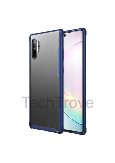 Samsung Uyumlu Galaxy Note 10 Plus Kılıf Extra Korumalı Arkası Şeffaf Slikon Kapak