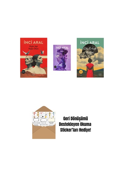 Hiçbir Aşk Hiçbir Ölüm + Mor + Ölü Erkek Kuşlar + Okuma Sticker'ları