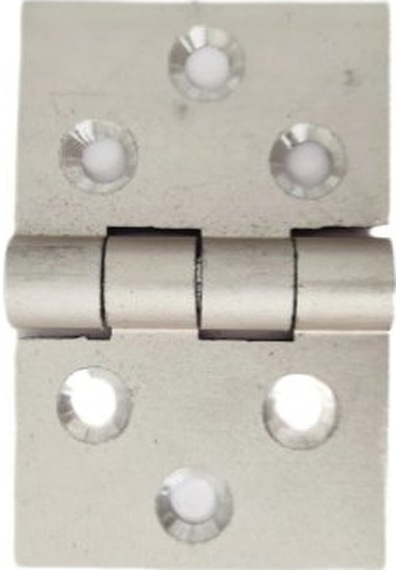Alüminyum 4 Cm Geniş Sabit Mentese 40 X 60 X 2 Mm / 10 Adet