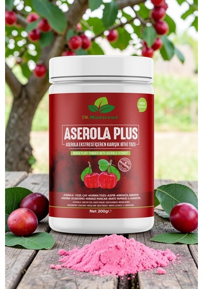 Aserola Plus Karışık Bitki Tozu Barbados Kirazı Acerola Çayı