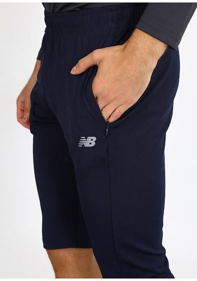 New Balance Nbtmcp-avı Erkek Kapri Şort Lacivert