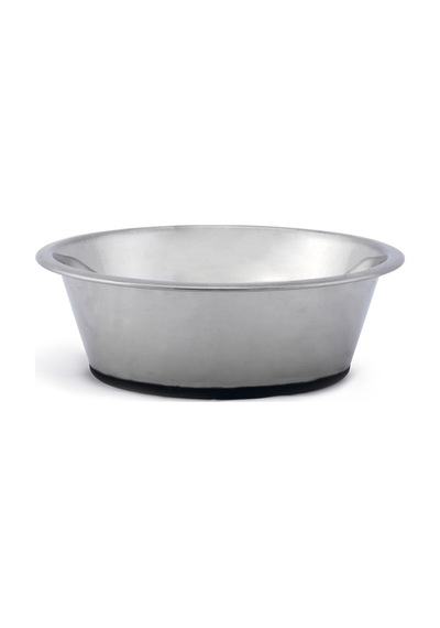 Beeztees Köpek Mama Su Kabı, Kaymaz Tabanlı, Paslanmaz Çelik, 25cm, 2,7l