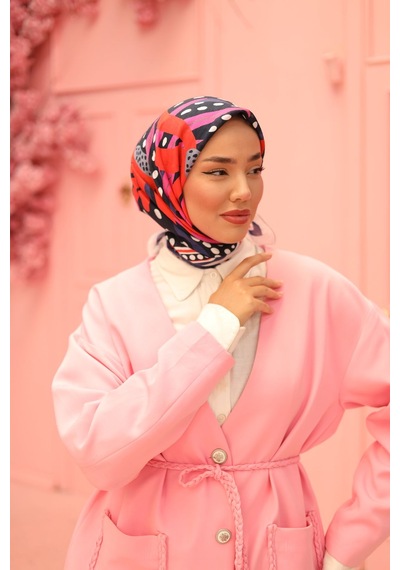 Silk Home Olinda Eşarp 48003-01 Lacivert