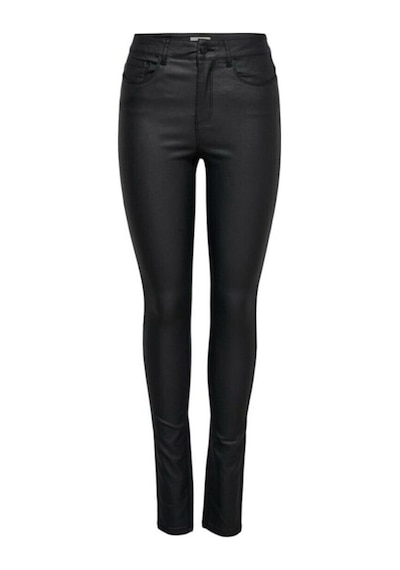 Only Kadın Pantolon Onlanne K Mid Waist Coated Pnt Noos-22158 Siyah
