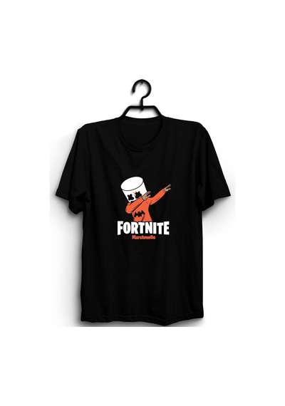 Stoned&Fame Unisex Siyah Fortnite T-shirt SIYAH