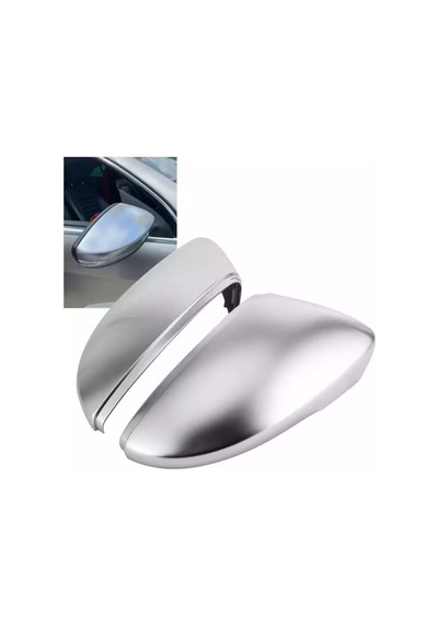 Beetle Mat Gri Krom Ayna Kapağı Rline