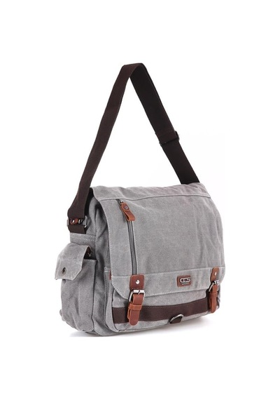 Ççs London 31466 Omuz Askılı Evrak Çantası Grey Grey Gri
