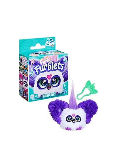Furby Furblet Sesli Peluş Bam-boo G1698 000 Açık Krem