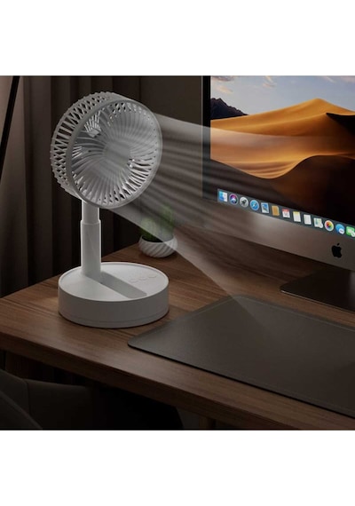 Wexta 108 Taşınabilir Masaüstü Beyaz Usb Fan