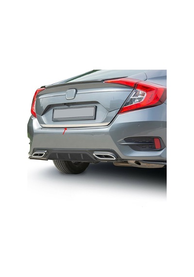 Honda Civic Fc5 2016-2020 Bagaj Alt Çıta Krom P.çelik