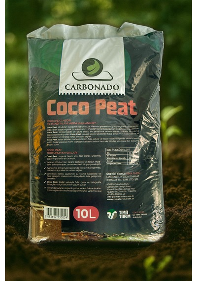 Coco Peat 10l Organik Bitki Yetiştirme Ortamı Hindistan Cevizi T