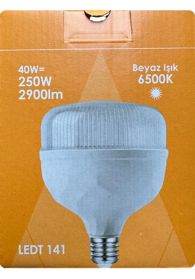 10 Adet Osaka 40w 250w Beyaz Işık E27 Duylu Kalın Duy Led Torch Ampul