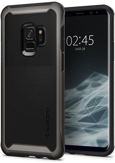 Spigen Galaxy Uyumlu S9 Kılıf Neo Hybrid Urban Gunmetal