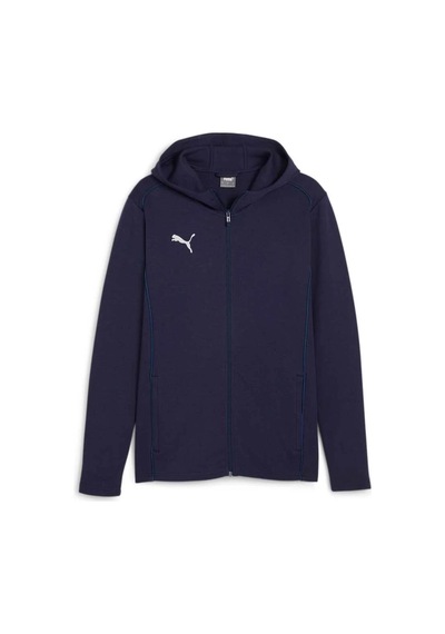 Teamfınal Casuals Football Erkek Kapüşonlu Ceket Puma Navy-puma Silver