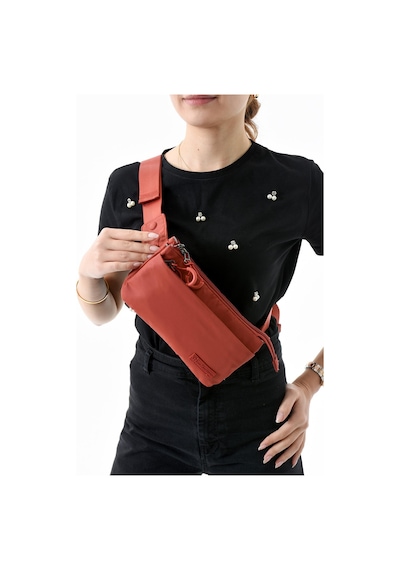 571 Collections Çok Cepli Bel Çantası Unisex Kiremit Model: 571-13-9r Kiremit
