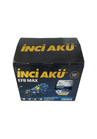 İnci 12v 65 Ah Efb Alçak Otomobil Ve Hafif Ticari Start-stop Efb Pantera