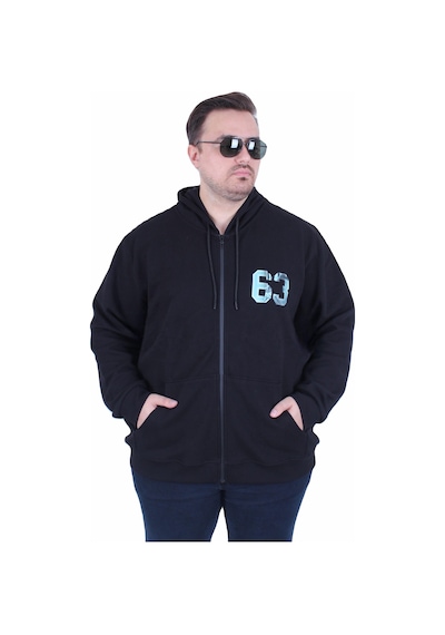 Moc Grande Mocgrande Büyük Beden Kapüşonlu Sweat Double Face Sixty Three 25704 Sıyah Siyah Moc Grande Mocgrande Büyük Beden Kapüşonlu Sweat Double Face Sixty Three 25704 Sıyah Siyah