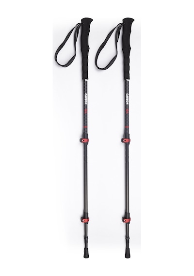 Evolite Carbon Quick-Lock Dıştan Kilitli Trekking Batonu Çok Renkli