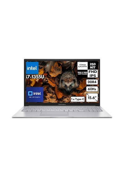 Asus VivoBook 15 X1504VA-NJ412HMF7 i7-1355U 40 GB 1 TB SSD 15.6" Free Dos Dizüstü Bilgisayar