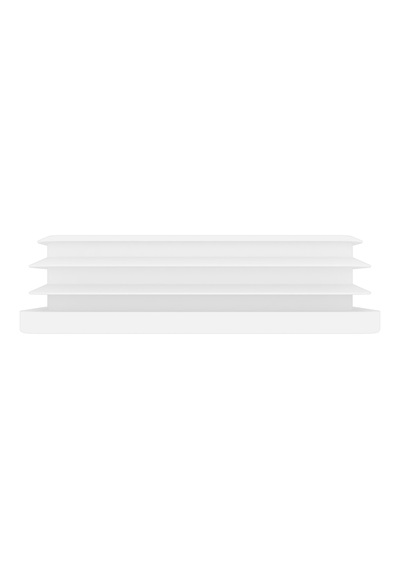 Cateksss 50x100 Mm Profil İçin Kademeli İçe Geçme Profil Tapası, Profil Kapak, Profil Tapa Beyaz - 12 Li Paket