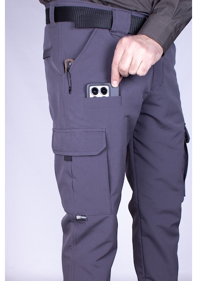 Nikbin Tactical Taktik Pantolon Outdoor Kargo Cep Esnek Ve Hafif Malzeme Likrali Mevsimlik -füme Füme