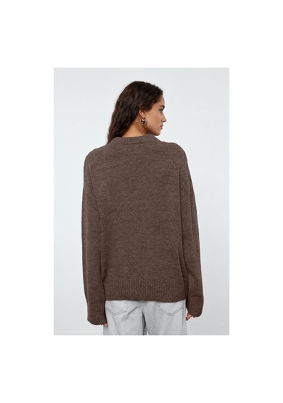 Maison Velora Kadın Kahverengi Bisiklet Yaka Oversize Basic Triko Kazak Kahverengi 923600247 Kahverengi Maison Velora Kadın Kahverengi Bisiklet Yaka Oversize Basic Triko Kazak Kahverengi 923600247 Kahverengi