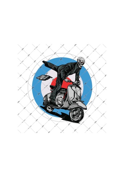 Vsp48 Scooter Suren Zombi Sticker