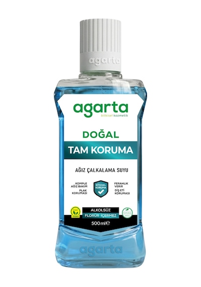 Agarta Tam Koruma Alkolsüz Ağız Bakım Suyu 500 ML