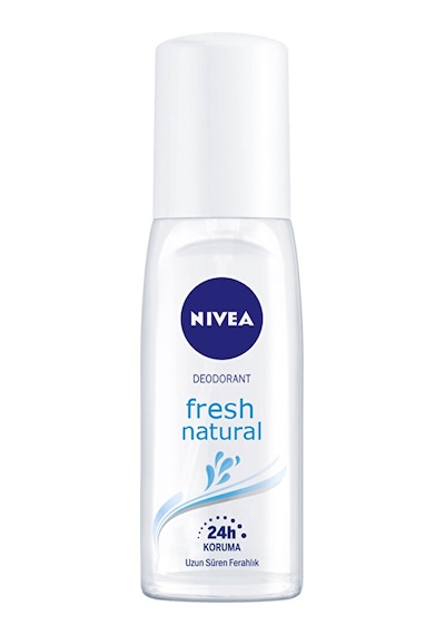 4 Adet Nivea Pump Sprey Kadın Fresh Natural 75 Ml