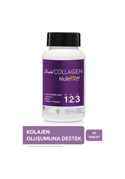 Suda Collagen Multiform Tip 1 2 3 Kolajen 90 Tablet