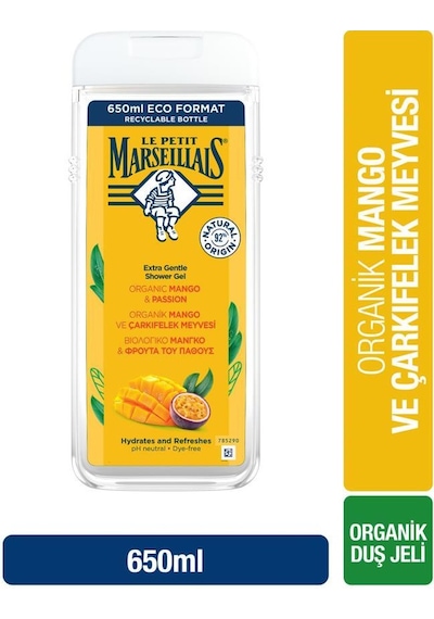 Le Petit Marseillais Mango Ve Çarkıfelek Meyvesi Duş Jeli 650 ML